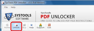 Buka Aplikasi SysTools PDF Unlocker 3.1