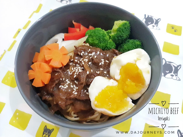 Review Michiyo Ramen Beef Teriyaki