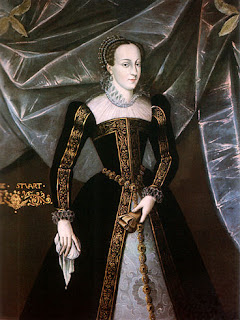 Quadro de Maria Stuart  rainha da Escócia