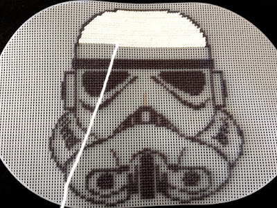 Storm Trooper Plastic Canvas Pattern