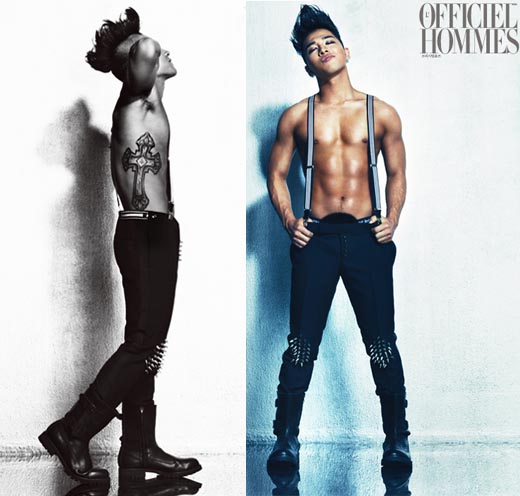 Taeyang L'Officiel Hommes Magazine Scans