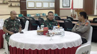 Pangdam II/Swj Bersama Kapolda Lampung Monitor Rangkaian Kunker Ibu Iriana Joko Widodo Di Provinsi Lampung