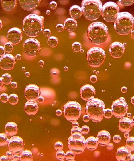 Beautiful soap bubbles