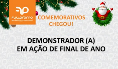 Vagas para Demonstrador (a) para Ação de final de ano em Porto Alegre e Serra Gaúcha