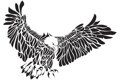 Free Eagle tatoo Eagle tattoo Design Floral Eagle tattoo free