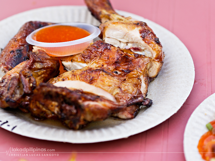 Honey Glazed Roast Chicken New Lane Hawker Centre Georgetown Penang Malaysia