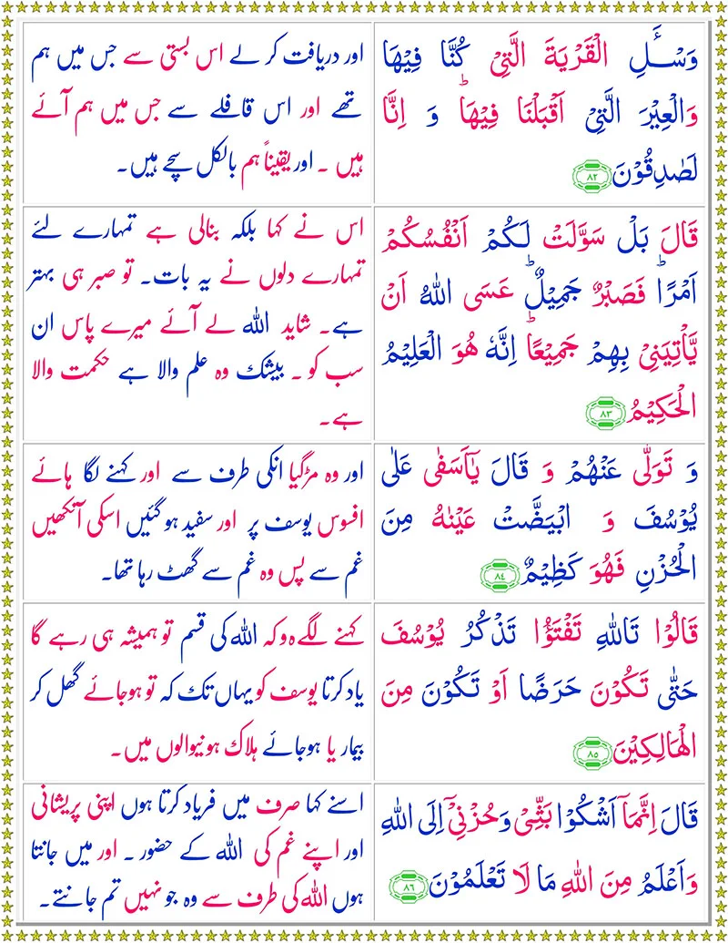 Surah Yusuf with Urdu Translation,Quran,Quran with Urdu Translation,