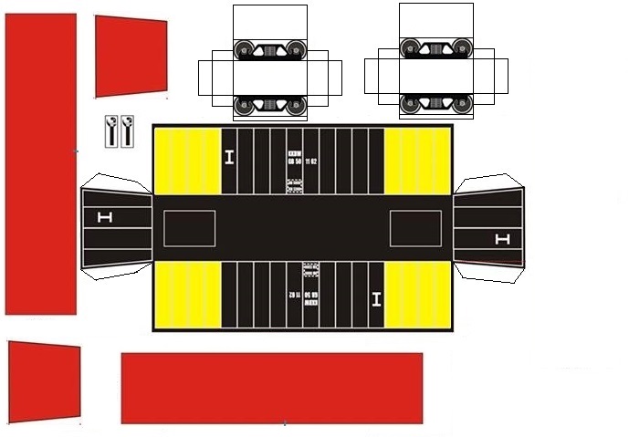 papercraft kereta api indonesia