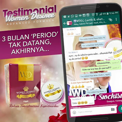 PERIOD KEMBALI NORMAL DENGAN WDEC HORMON KRIM