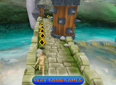 A screenshot from the game Tomb runner - a banner for the collection of free running games for computers, tablets and smartphones