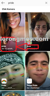 Pride filter instagram |Cara mendapatkan Filter Pride instagram 