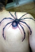 3d tattoo spider