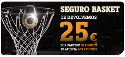 marca apuestas Seguro Eurobasket 2015 25 euros partido