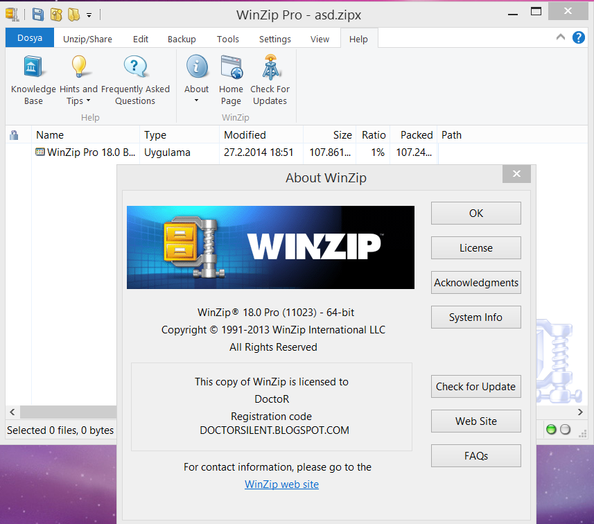 WinZip Pro 18.0 Build 11023 [ x86 - x64 ] - Katılımsız