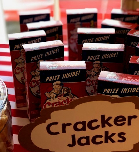 cracker jacks, old fashioned candy bar
