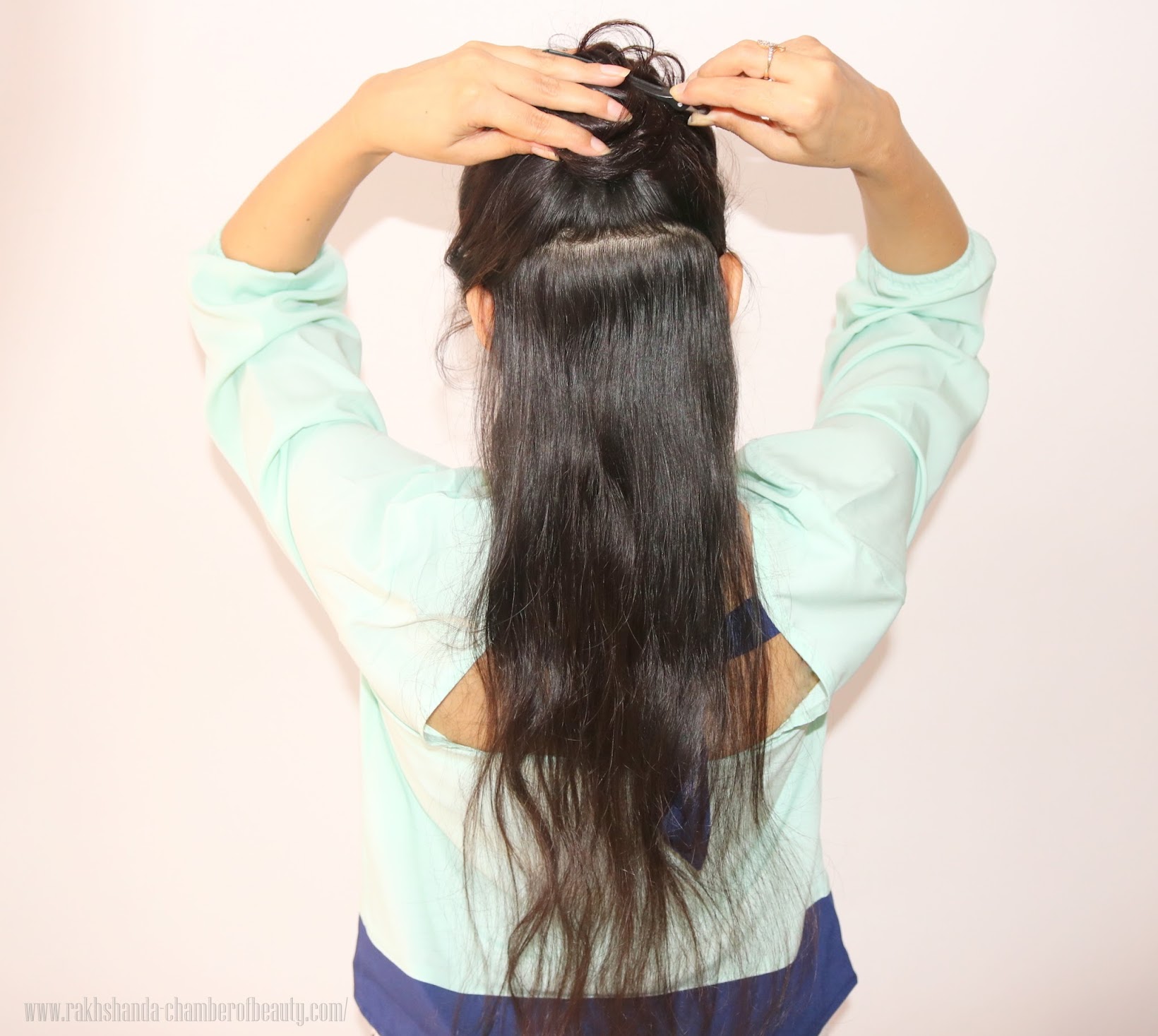 Irresistible Me Clip in Hair Extensions-review + How to apply hair extensions, Royal Remy Clip in Hair Extensions from Irressistible Me, Indian beauty & fashion blogger