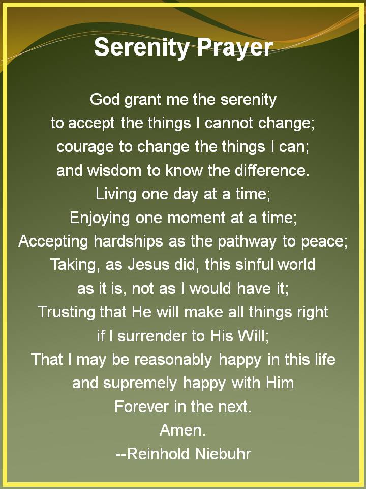 serenity prayer tattoo