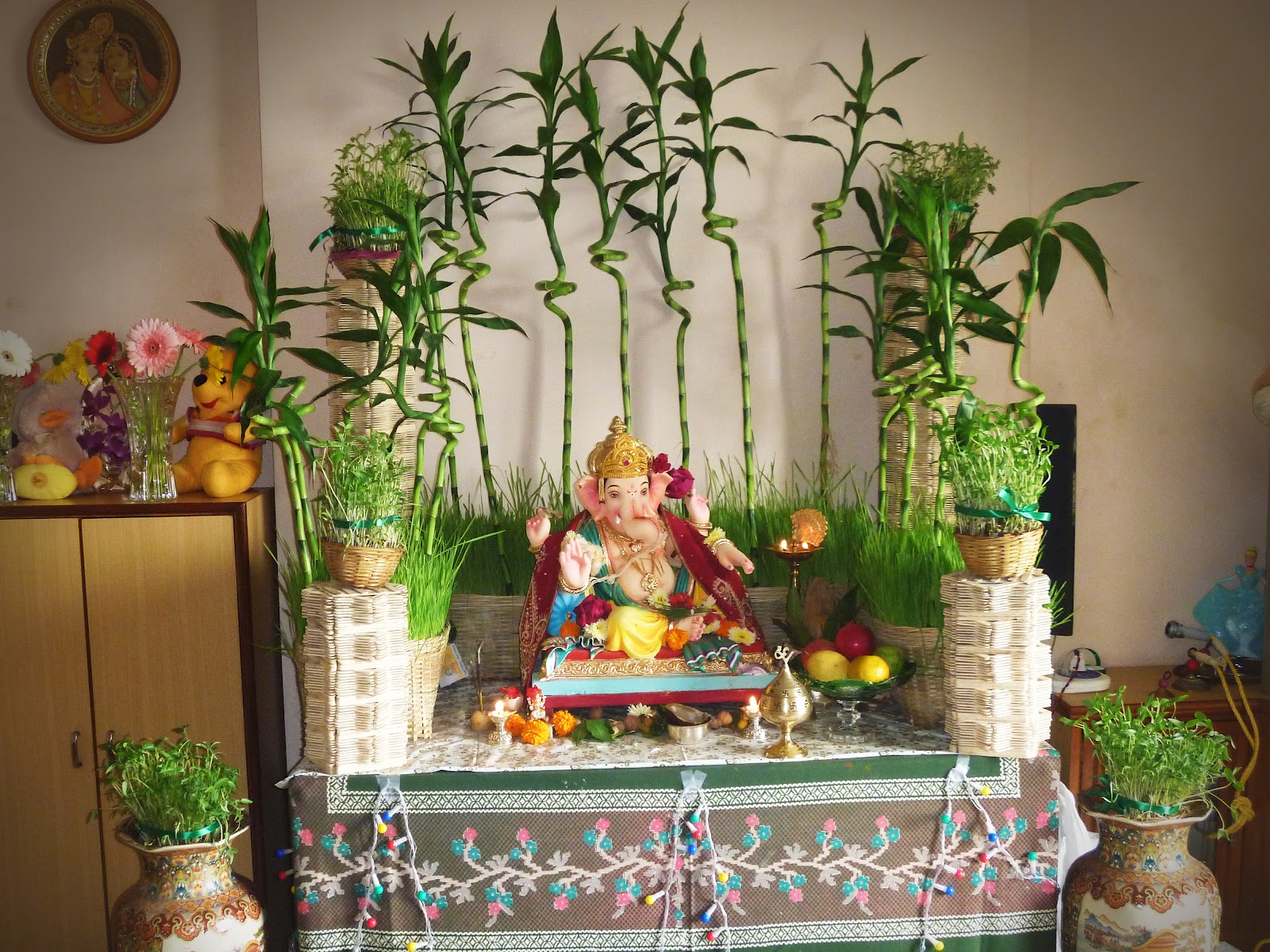 Eco friendly Ganesh  and Decoration  on Pinterest