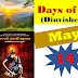 May 14- Day of Special (Dinvishesh)