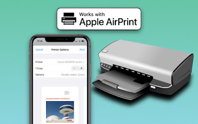 HP printer setup (Apple AirPrint for iPhone, iPad)