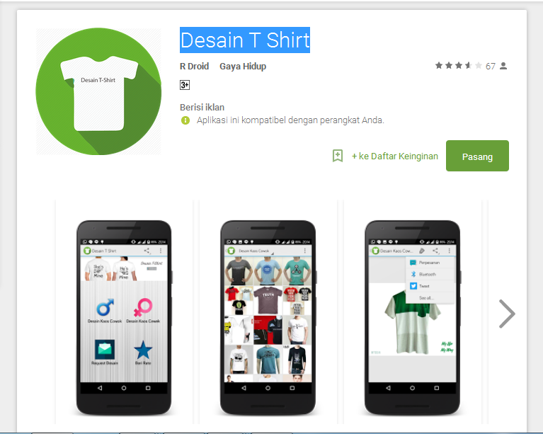 Apps Review Blog Aplikasi  Android  Desain  Baju Terbaik  