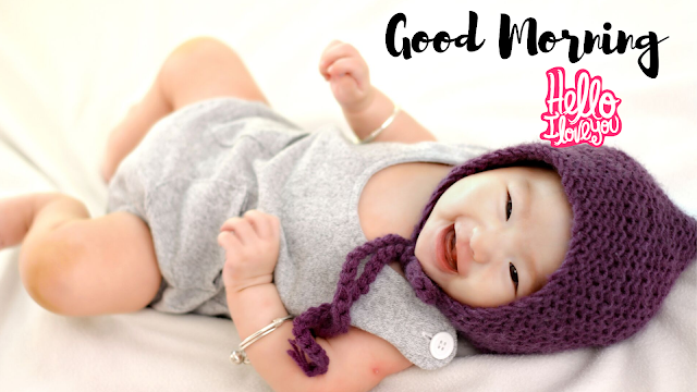  Happy Girl Baby Good Morning Images 