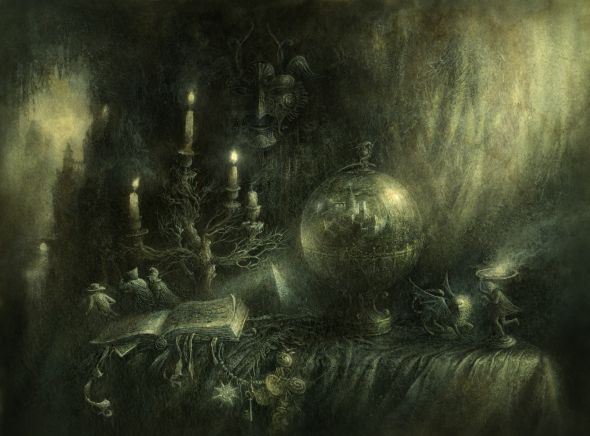 Yaroslav Gerzhedovich art paintings photography surrealism fantasy dark gothic