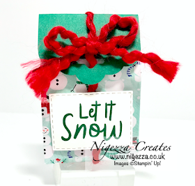 Nigezza Creates With Stampin Up Live on Facebook Wrapped in Plaid gift box