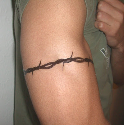 Barbed Wire Tattoo Design - Armband Tattoo