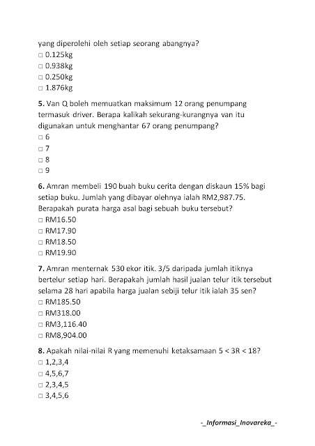 Contoh Soalan Peperiksaan SPA Penolong Pengawai Pendaftaran KP29 Sesi 2 2019