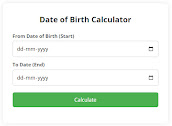 Age Calculator