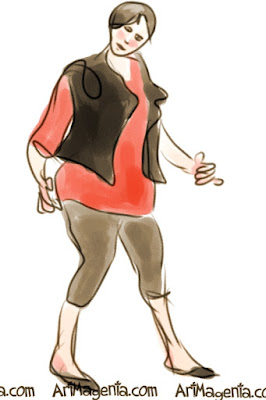 Forget the past is a gesture drawing by Artmagenta done on an iphone
