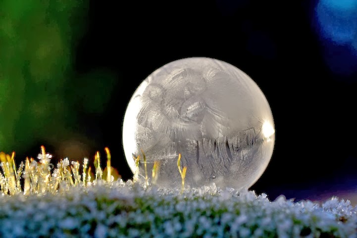 Spectacular Photos of Bubbles Frozen in Frigid Temperatures