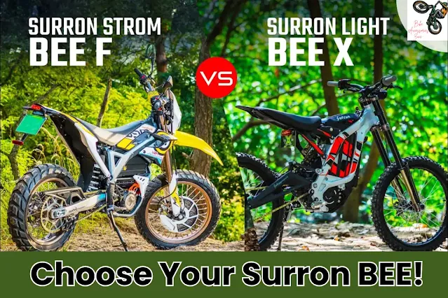 Surron Storm Bee F vs Surron Light Bee X