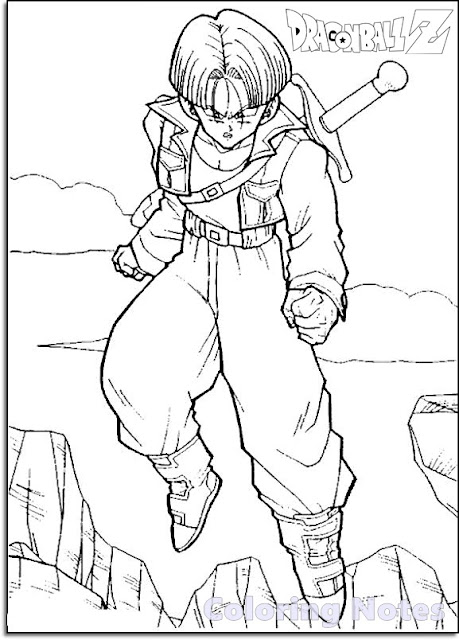 11 Free Dragon Ball Z Coloring Pages Printable for Kids