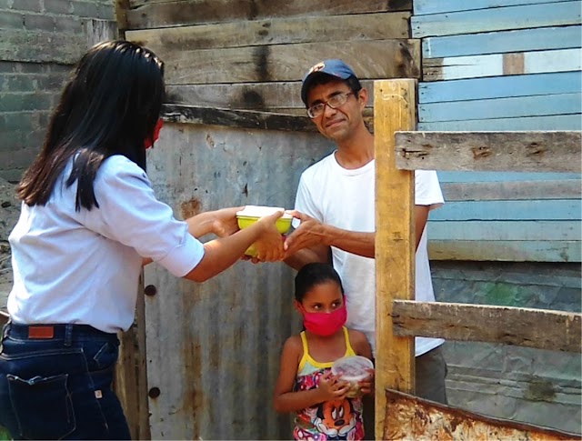 “Ruta de la solidaridad” una manera de llevar alimentos a los más vulnerables en Guatire 