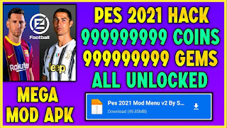 pes 21 mod apk