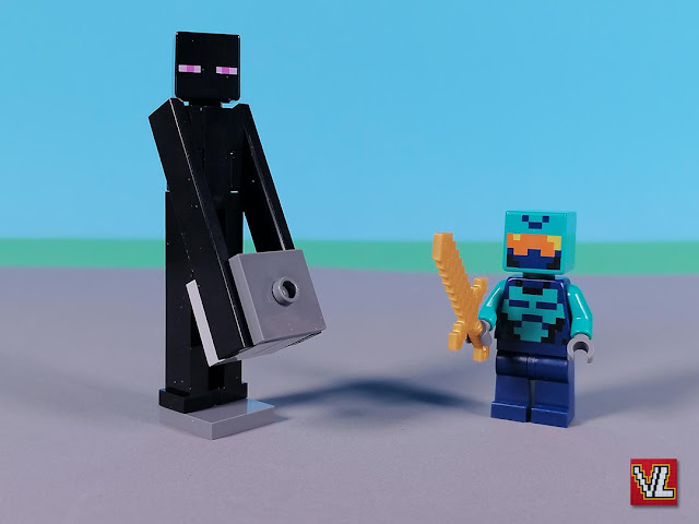 Set LEGO® Minecraft Magazine Gift 662305 Nether Hero and Enderman (Herói de Nether e Enderman)