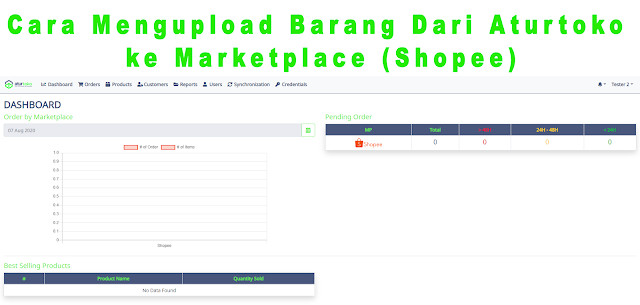 Cara Mengupload Barang Dari Aturtoko ke Marketplace (Shopee)