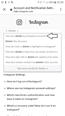delete instagram account permanently