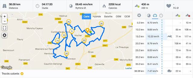 parcours sur les traces de david 37km