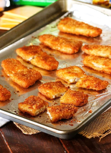 Baked Fish Fillets on Baking Sheet Image