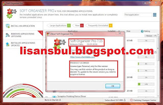 Soft Organizer 7.15 Serial Number 2018