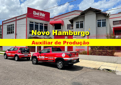 Vaga para Auxiliar de Produção em Novo Hamburgo