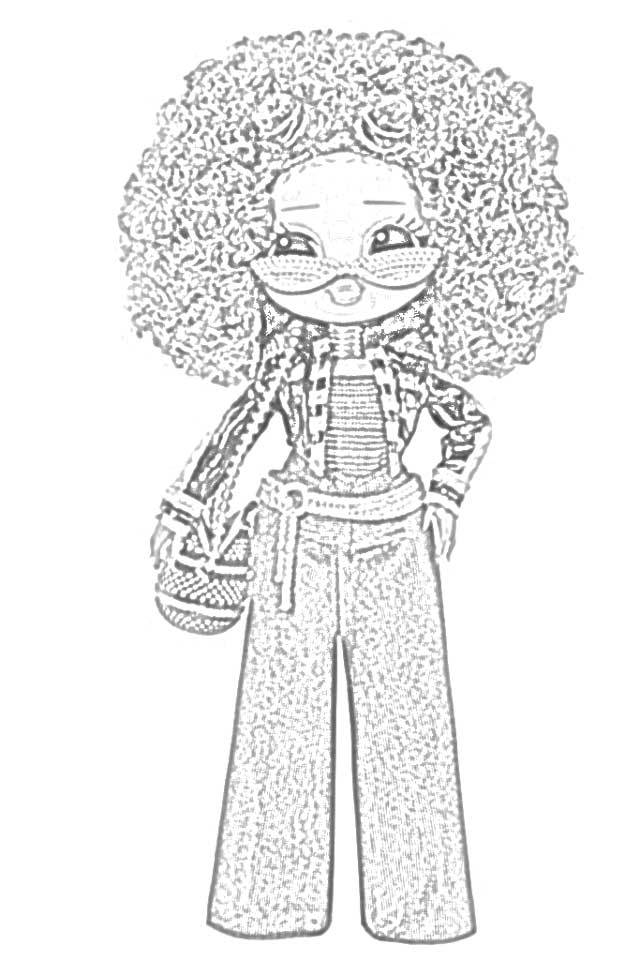 Coloring Pages L O L Surprise O M G Dolls Coloring Pages Free