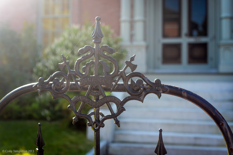 Portland, Maine Fence in West End photo by Corey Templeton