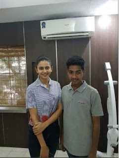 Rakul Preet with her fan
