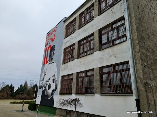 Warszawa Warsaw Ochota streetart mural warszawskie murale muralart Kazimierz Deyna Legia Ochota