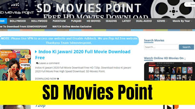 SD Movies Point 2021: Free Download Bollywood Hollywood Movies