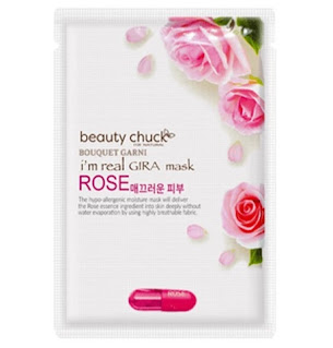 Beauty Chuck Bouquet Garni I'm Real GIRA Mask ( Rose ) Review